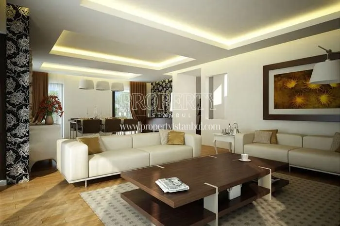 One of the living rooms in Maritza Istinye Evleri