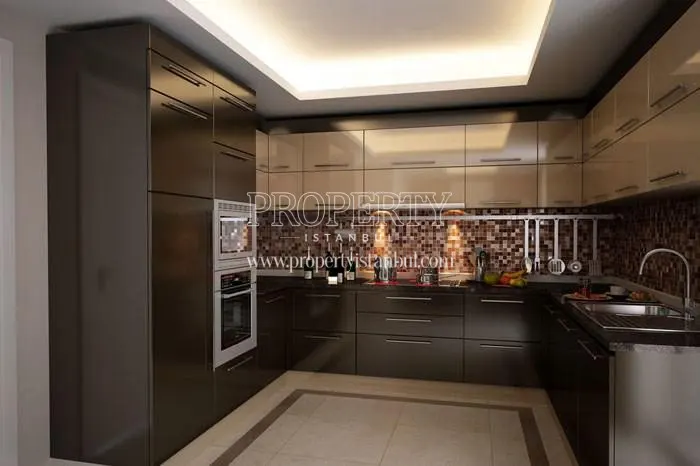 One of the kitchens in Maritza Istinye Evleri