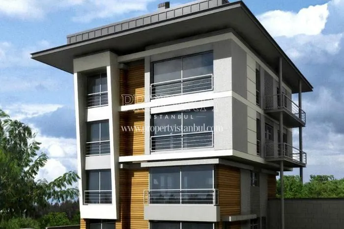 One of the buildings in Maritza Istinye Evleri