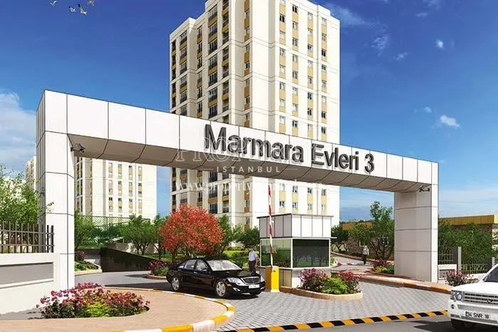The compound entrance of Marmara Evleri 3