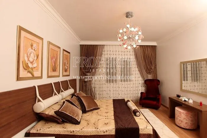 A bedroom in Marmara Evleri 3