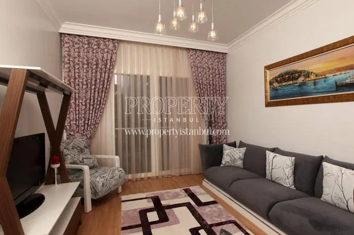 A living room in the Marmara Evleri 3 compound