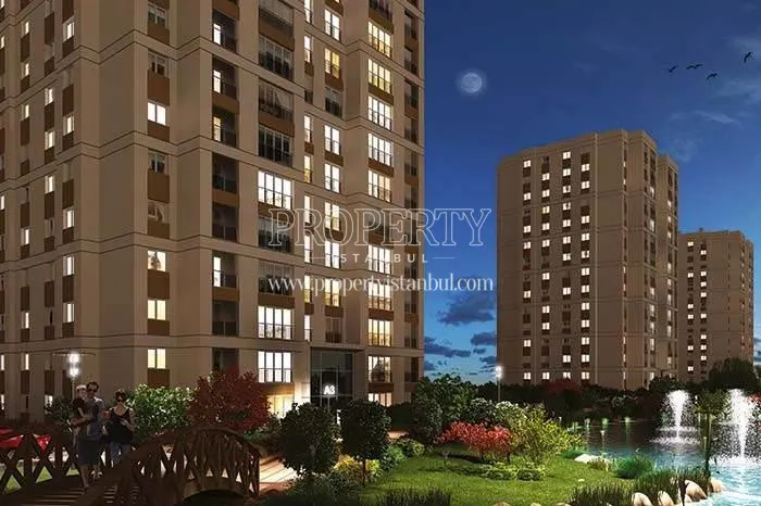 Marmara Evleri 3 compound at night
