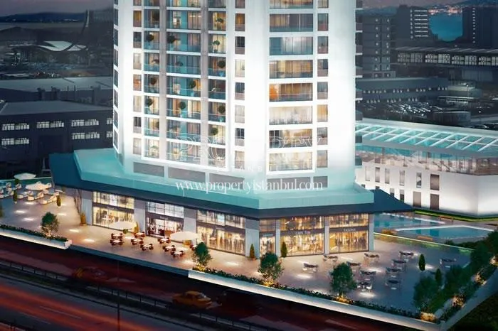 The shopping center under Marmara Kule