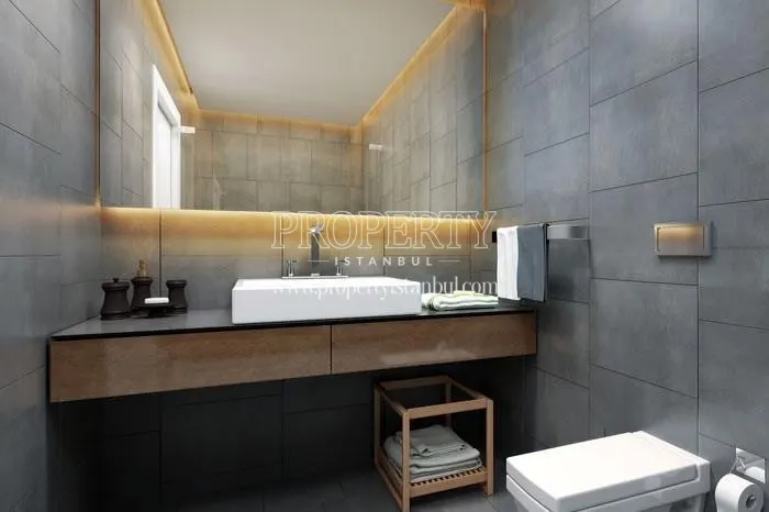 One of the bathrooms in Marmara Kule
