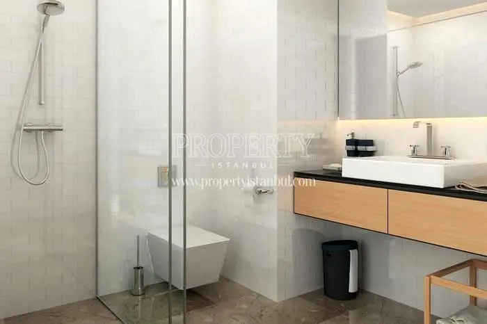 One of the bathrooms in Marmara Kule