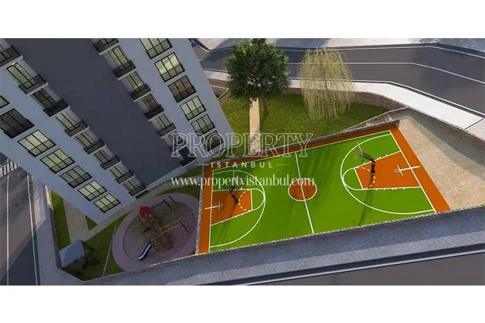 Basketball court in Marmara Loft