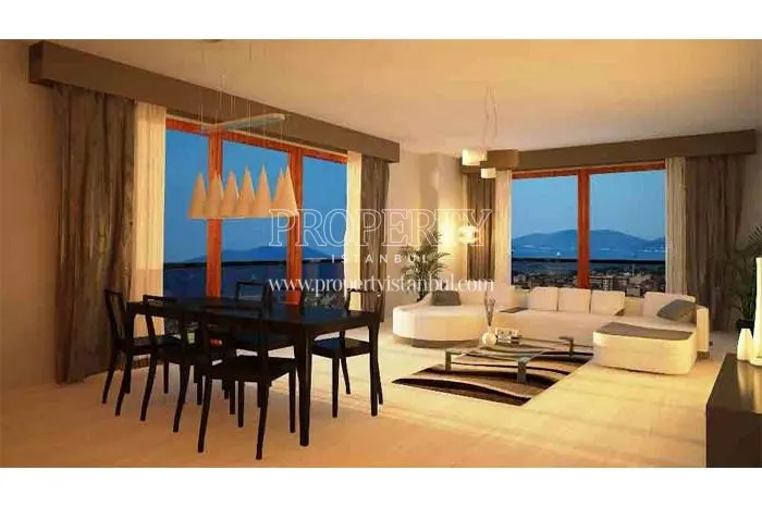 One of the living rooms in Marmara Loft