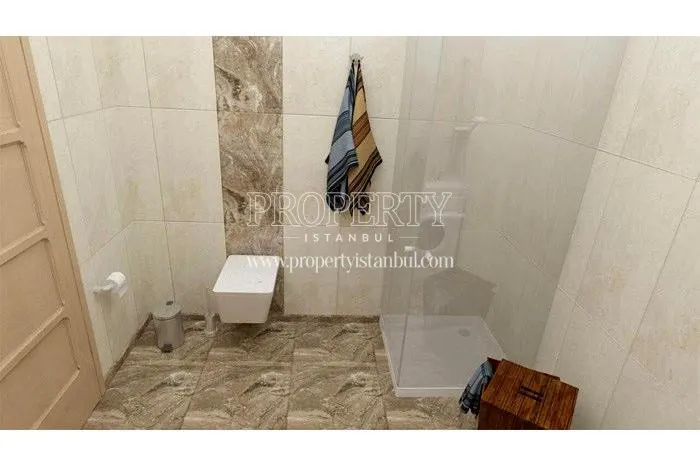 One of the bathrooms in Marmara Loft