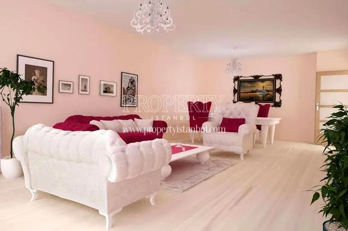 One of the living rooms in Marmara Loft