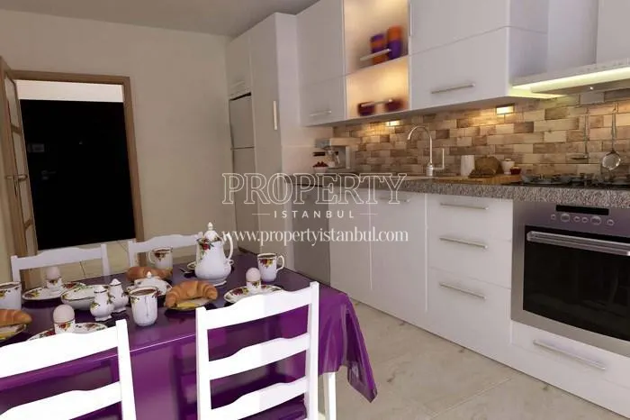 One of the kitchens in Marmara Loft