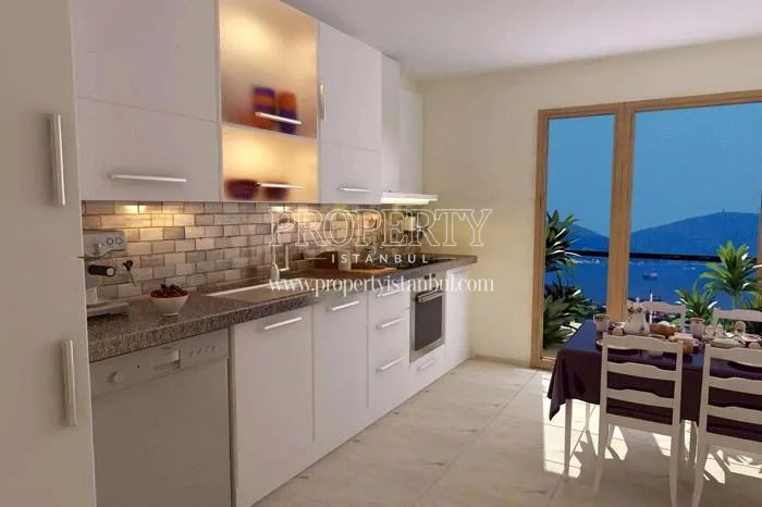 One of the kitchens in Marmara Loft