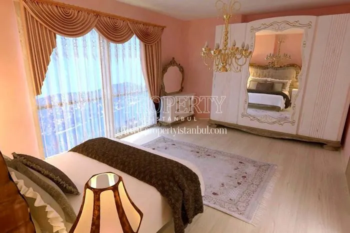 One of the bedrooms in Marmara Loft