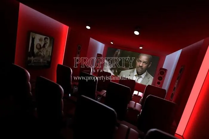 Private cinema hall in Marmara Loft