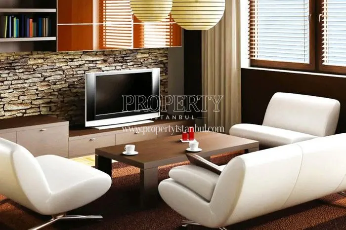 One of the living rooms in Mavera Ahsen