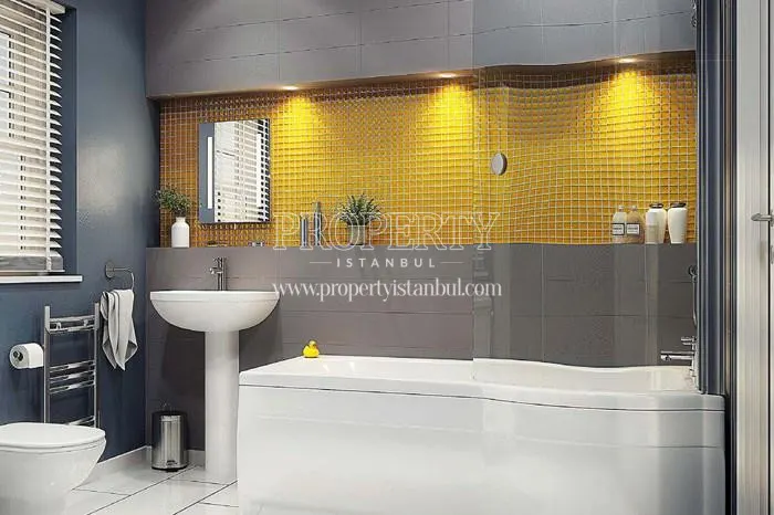 One of the bathrooms in Mavera Ahsen
