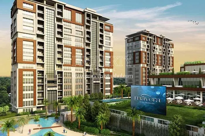 The inside of the Mavera Basaksehir compound