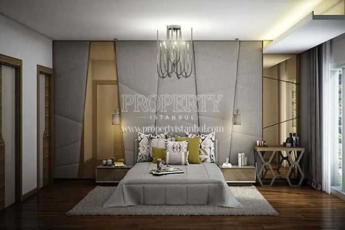 One of the master bedrooms in Mavera Basaksehir