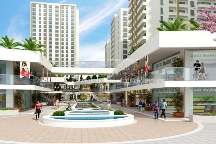 The shopping center in Maximoon Evleri