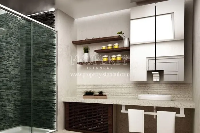 One of the bathrooms in Maximoon Evleri