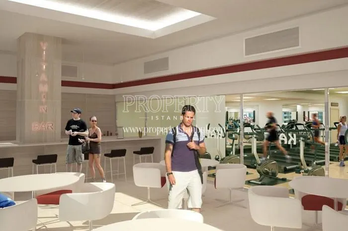 Maximoon Evleri residents doing sport in the gym
