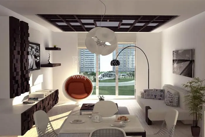 One of the living rooms in Maximoon Evleri
