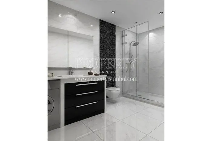 One of the bathrooms in Mayra Merdivenkoy Butik 52