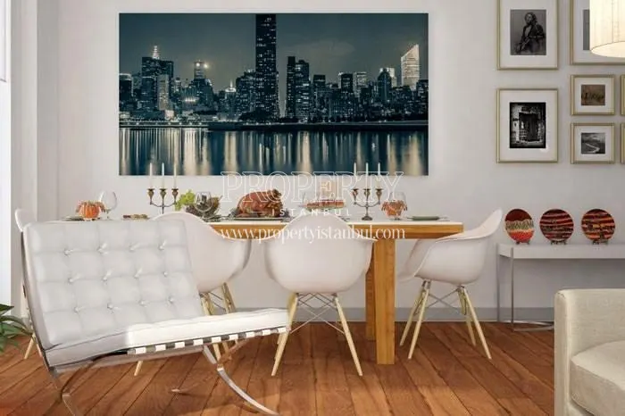 One of the dining rooms in Mega 103 Hane