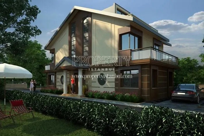 One of the villas in the Merkez Zekeriyakoy compound