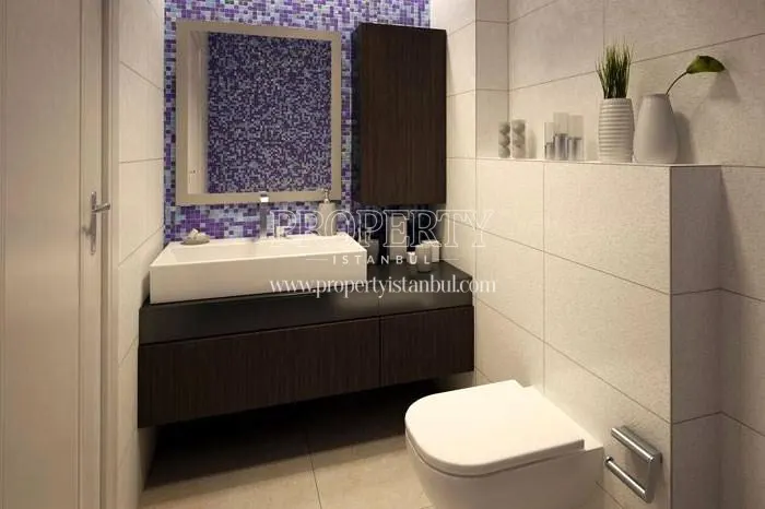 Small bathroom in Merkez Zekeriyakoy villas