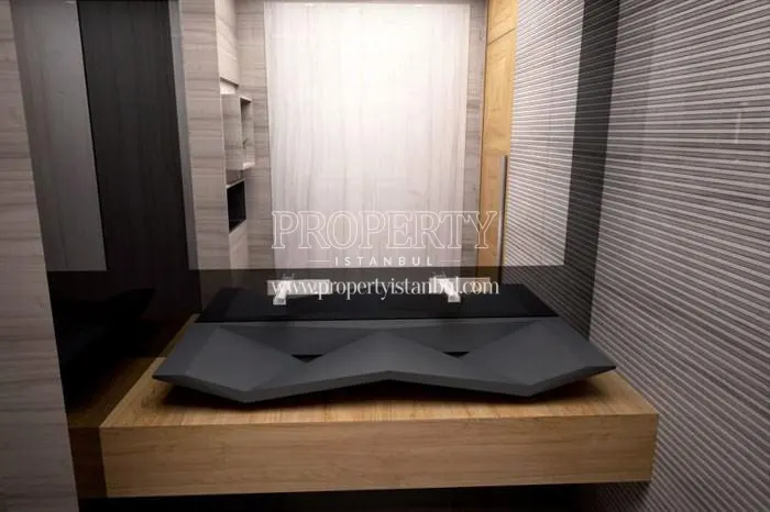 One of the bathrooms in Mermerler Plaza