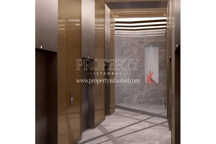 The corridors of Mermerler Plaza