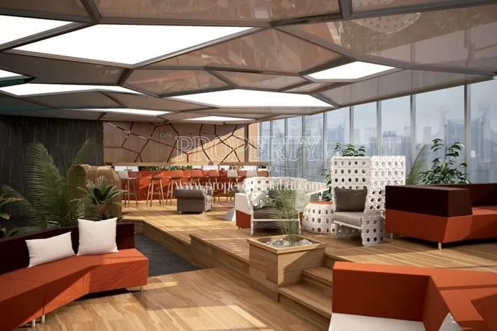 One of the well-decorated offices in Mermerler Plaza