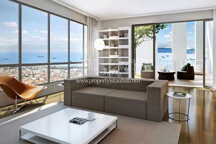 The flat with the sea view in Mesa Kartall