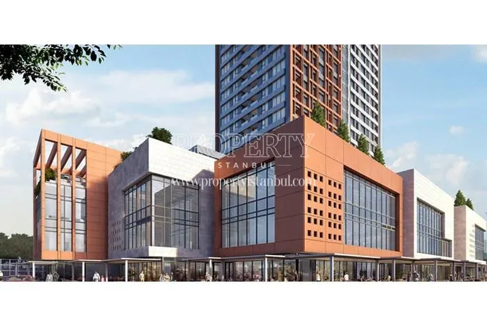 The shopping center in the Mesa Koz project