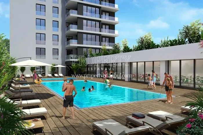 The outdoor swimming pool in Mesa Marmara