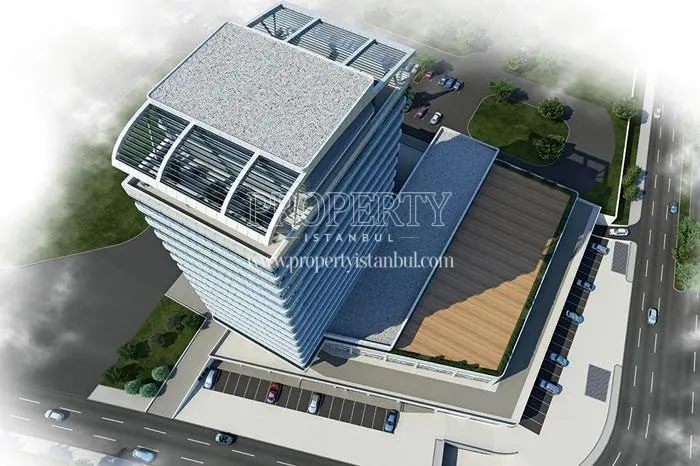 The panoramic view of the Metro 34 building
