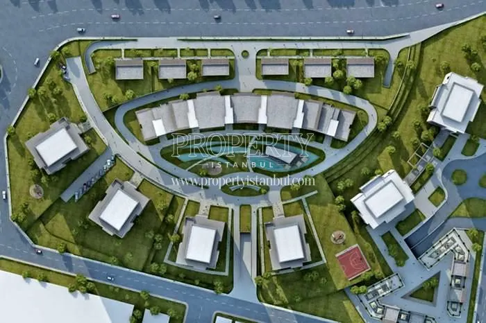 The panoramic view of the Metropark project