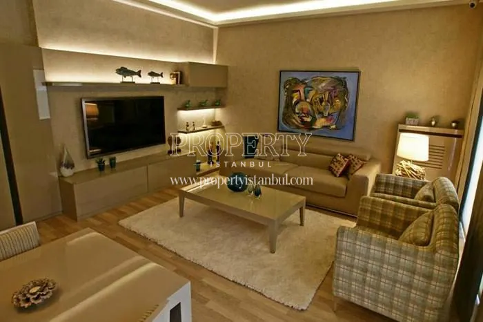 One of the living rooms in Metropark