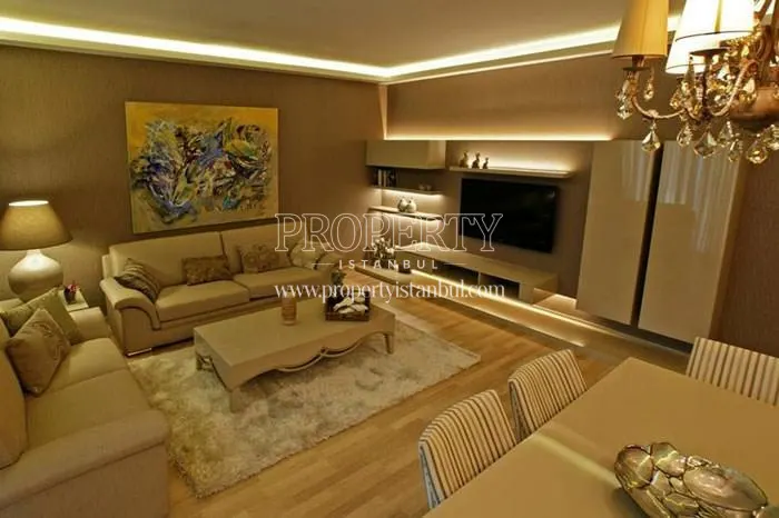 One of the living rooms in Metropark