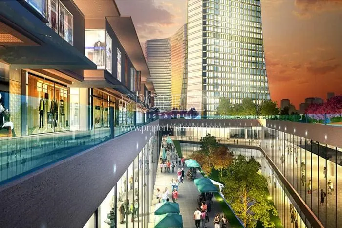 Open-air shopping center in the Metropol Istanbul project