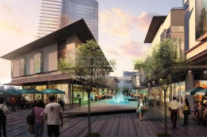 The shopping center in the Metropol Istanbul project