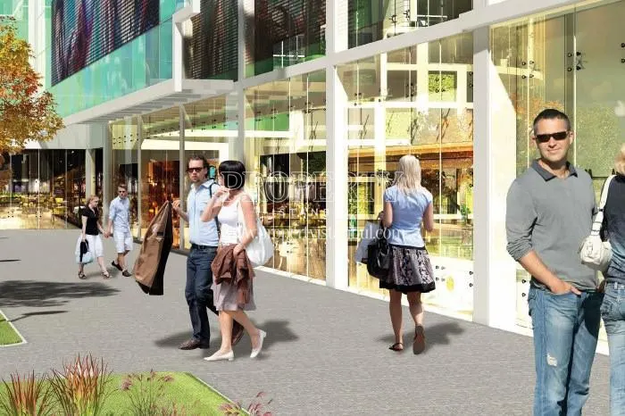 Metsan Nexus residents shopping in the compound mall