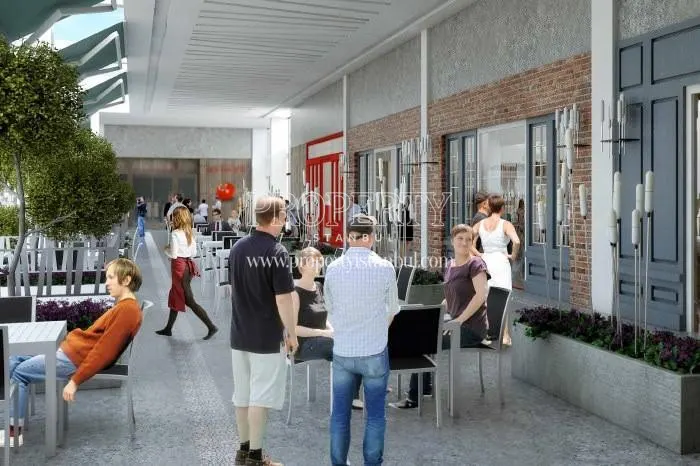 The shopping center in Metsan Nexus