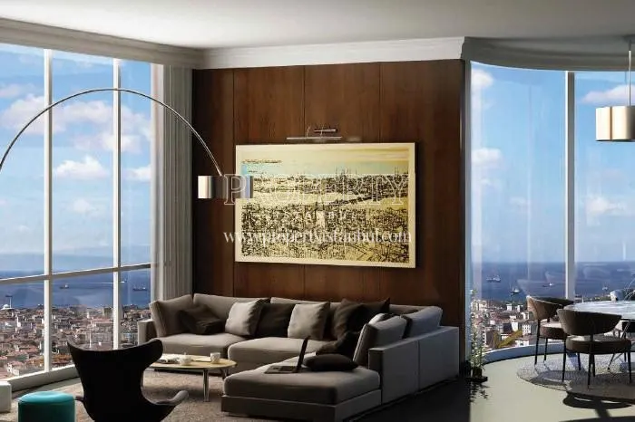 The living room with the sea view in Metsan Nexus