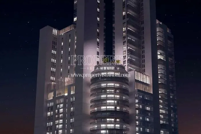 Metsan Nexus building at night