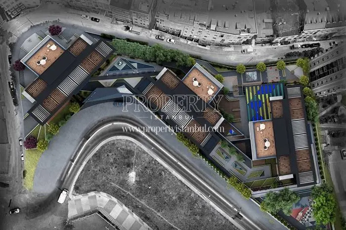 The panoramic view of the Mevsim Istanbul compound