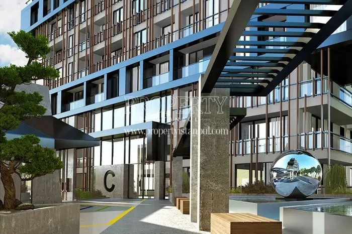 The entrance of C block in Mevsim Istanbul