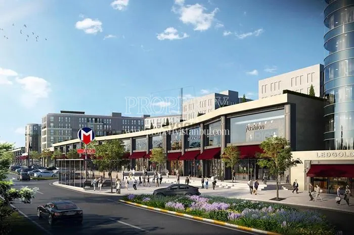 The open-air shopping center in Meydan Ardicli
