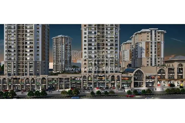 Meydan Dukkanlari project at night